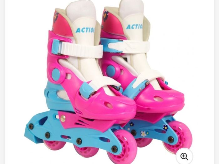 tri skate set pink