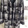 ladies Zara Black and White Coat. Size Small/ 8 Image 7