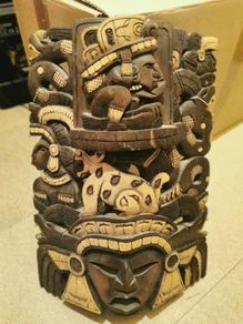 Traditional Mayan Wood Mask