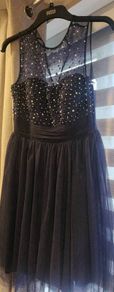 new blue evening dress