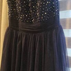 new blue evening dress