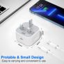 iPhone Fast Charger Plug and Cable New Apple iPhone USB C to Lightning Wire and Plug 20W Fast Charge for iPhone 14/14 Pro/13/13 Pro/12/12 Pro/11/SE/10/8,iPhone USB Type C Charging Plug and Lead Image 2