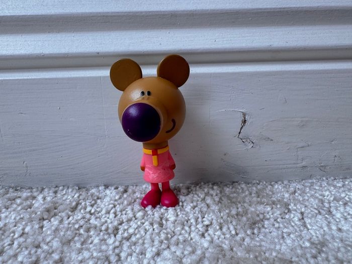 Hey duggee Norrie the Mouse Figure Brown approx. 6.5 cm. Used Please see photos