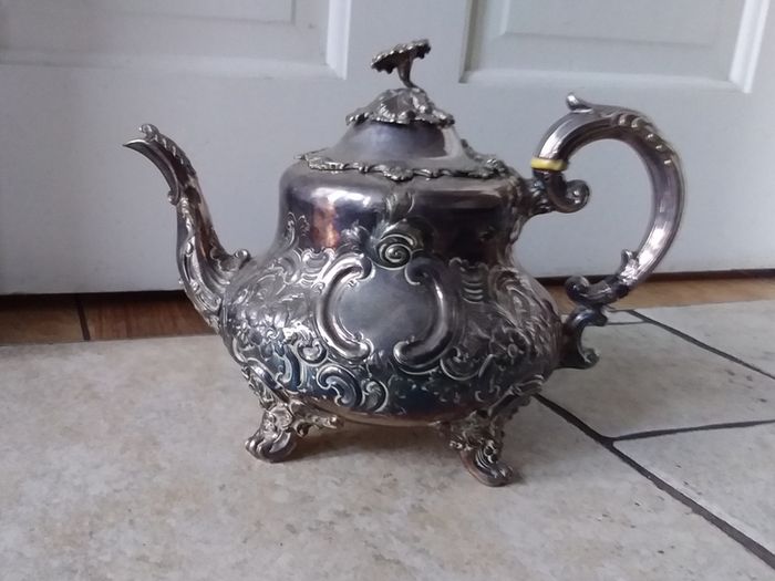 Antique Silver Plated Teapot