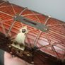 Antique Unusual Small Size Trunk -moneybox 8,2" x 3,4" H-4" Image 7
