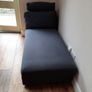 Sofa and Longue with Headrest - Barely used - Gray Image 2