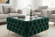 Chesterfield velvet coffee table