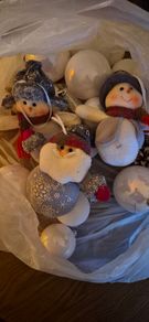 Selection of Christmas decorations