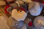 Selection of Christmas decorations