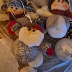 Selection of Christmas decorations