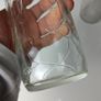 325 - Set of 3 Vintage Clear Glass Collectible Decorative L Rose and Co Bottles Image 6
