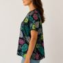 Women's Floral Print Top  Relaxed Fit Image 2