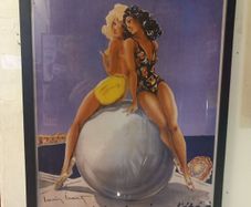 Framed Monte Carlo large poster, fabulous, Bray