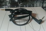 Black Audio Cable. Gold Tips. Free Postage!