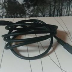 Black Audio Cable. Gold Tips. Free Postage!