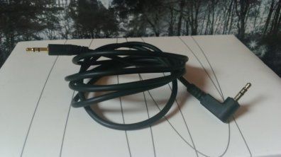 Black Audio Cable. Gold Tips. Free Postage!