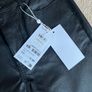 BNWT Vila skinny fit black vicommit coated pants size M Image 3