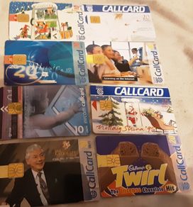 selection of vintage call card's (8)