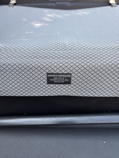 samsonite suitcase. Made in USA