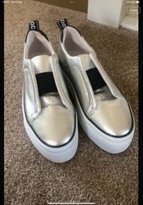 trainers Bnwt alpe silver slip on trainer rrp 180