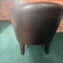 2 leather arm chairs Image 2