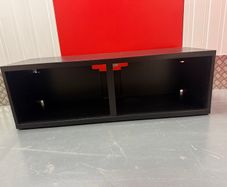 TV bench, black-brown