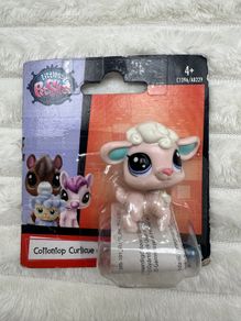 Littlest Pet Shop LPS Cottontop Curlicue 101 Pet DIRty Please see pictures