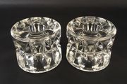 Crystal candleholders