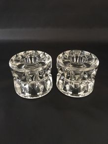 Crystal candleholders