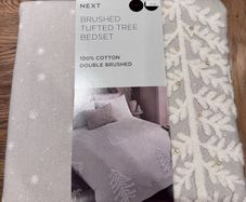 Next Christmas Brushed Cotton Double Bedset