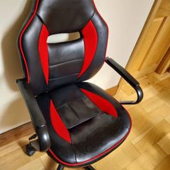 Gaming Chair Red & Black