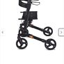 Goplus Folding Rollator Lightweight Aluminum Walker Image 2