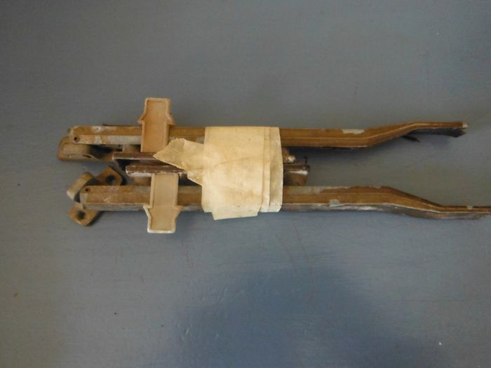 Window peg stay and receiver vintage