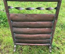 Antique copper firescreen