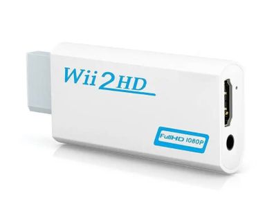 Full HD 1080P Wii to HDMI Compatible Converter Adapter Wii2HDMI Converter 3.5mm