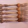 Vintage Kings Pattern Forks Image 2