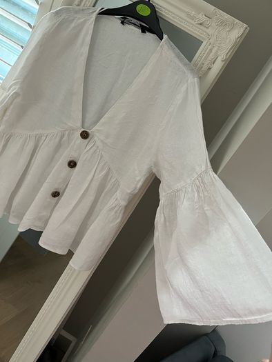 Zara linen blouse