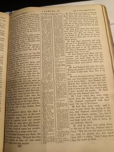 1846 Rare Miniature Quarto Bible
