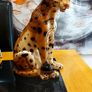 Vintage Ceramic 70's Leopard  Statue Ornament Image 5