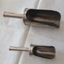 Vintage Stainless Steel Utility Scoop Set of  2. Image 2
