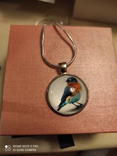 Handmade Robin Pendant