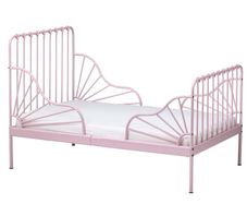 IKEA MINNEN Kids Girls Single Extendable Bed and mattress.