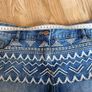 F&F Denim Embroidered Shorts, Greek Style Summer Shorts, Size - 13/14Yrs Image 7