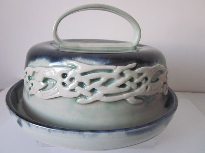 Ceramic Celtic Cheese Dome from Ken Watters Pottery Listowel Co. Kerry.