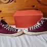 converse chuck Taylor 70 hi tops Size 9.5 eu 43 beetroot canvas in excellent condition Image 4