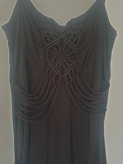 Karen Millen Black Strapy Dress