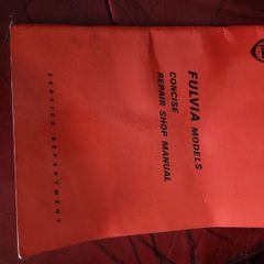 Lancia Fulvia repair manual