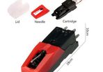 Turntable Phono Ceramic Cartridge with Stylus Needle for LP Record Player