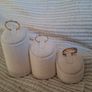 Brand New In Box Oirlv Minimalist Linen Ring Display Stands (Set of 3) Image 2