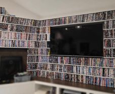 DVD Wall Collection - Home Decor less than 95c each [488 titles]